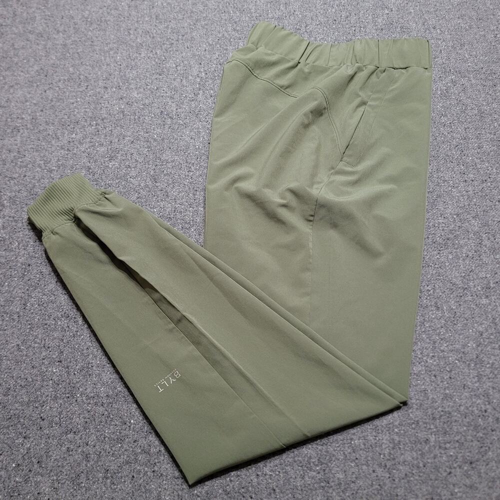 Bylt Pants Womens Medium Palm Green Flow Joggers Performance Travel Comfort